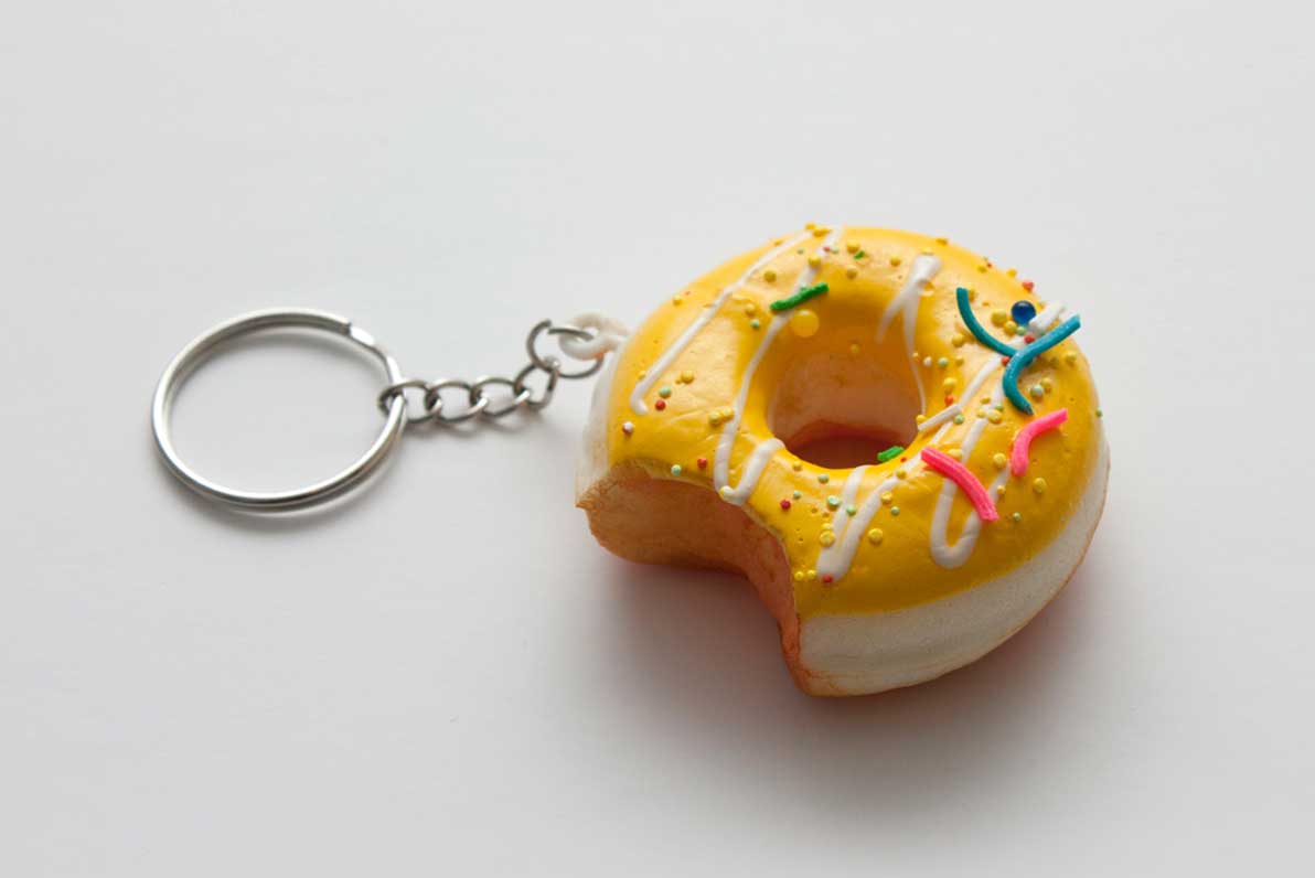 Pinspired Accessories - Small Donut Keyring
